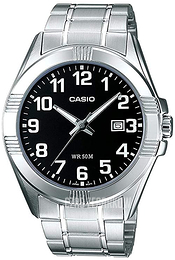 Casio Collection Czarny/Stal Ø41 mm MTP-1308PD-1BVEG