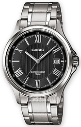 Casio Collection Czarny/Stal Ø40 mm MTP-1383D-1AVEF