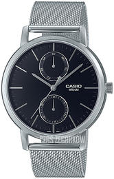 Casio Collection Czarny/Stal Ø41 mm MTP-B310M-1AVEF