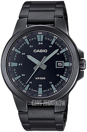 Casio Casio Collection Czarny/Stal Ø41.5 mm MTP-E173B-1AVEF