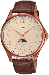 Casio Timeless Collection Beżowy/Skóra Ø42 mm MTP-M110RL-5AVER