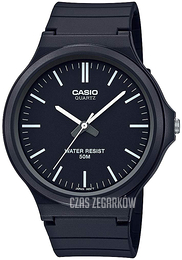 Casio Quartz Czarny/Żywica z tworzywa sztucznego Ø43 mm MW-240-1EVEF