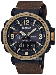 Casio Pro Trek Czarny/Skóra Ø52 mm PRG-600YL-5ER
