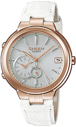 Casio Sheen Srebrny/Skóra Ø35 mm SHB-200CGL-7AER