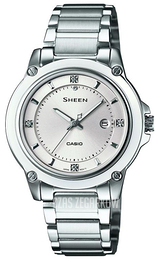 Casio Sheen Srebrny/Stal Ø33 mm SHE-4507D-7AER