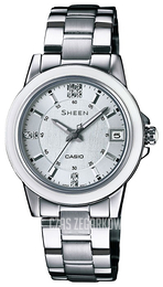 Casio Sheen Biały/Stal Ø31 mm SHE-4512D-2A