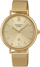 Casio Sheen Żółte złoto/Stal w odcieniu złota Ø34 mm SHE-4539GM-9AUER