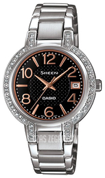Casio Sheen Czarny/Stal Ø32 mm SHE-4804D-1AUER