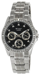 Casio Sheen Czarny/Stal Ø34 mm SHN-3013D-1AER