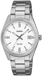 Casio Timeless Collection Biały/Stal Ø35 mm UTP-1302PD-7AVEF
