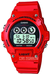 Casio Collection Ekran LCD/Żywica z tworzywa sztucznego Ø45 mm W-214HC-4AVEF