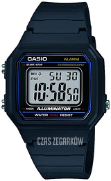 Casio Collection Ekran LCD/Żywica z tworzywa sztucznego W-217H-1AVEF