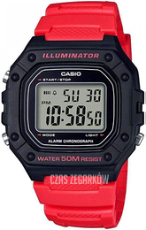 Casio Classic Ekran LCD/Żywica z tworzywa sztucznego W-218H-4BVCF