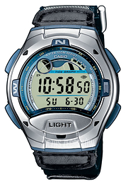 Casio Collection Ekran LCD/Tkanina Ø42.4 mm W-753V-2AVEF