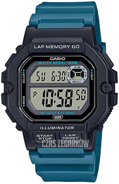 Casio Sport Ekran LCD/Żywica z tworzywa sztucznego WS-1400H-3AVEF