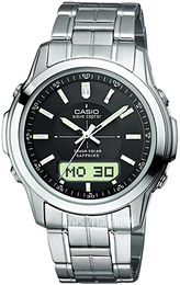 Casio Wave Ceptor Czarny/Stal Ø42 mm WVA-460DSE-1AVER