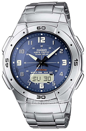 Casio Radio Controlled Niebieski/Stal Ø42.3 mm WVA-470DE-2AVEF