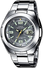 Casio Wave Ceptor Szary/Stal Ø40 mm WVQ-201HDE-8BVER