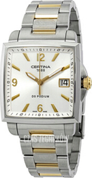 Certina DS Podium Srebrny/Stal w odcieniu złota 32x32 mm C001.310.22.037.00