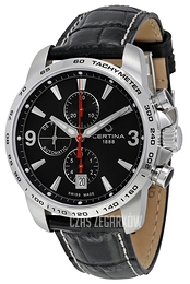 Certina DS Podium Czarny/Skóra Ø42 mm C001.427.16.057.00