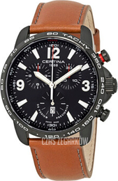 Certina Ds Podium Czarny/Skóra Ø44 mm C001.647.36.057.00