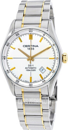 Certina DS 1 Automatic Biały/Stal w odcieniu złota Ø39 mm C006.407.22.031.00