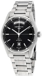 Certina DS 1 Czarny/Stal Ø39 mm C006.430.11.051.00