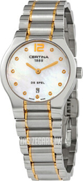 Certina DS Spel Stal w odcieniu złota Ø30 mm C012.209.22.116.00