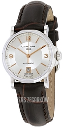 Certina DS Caimano Srebrny/Skóra Ø27 mm C017.207.16.037.01