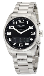 Certina DS Multi Czarny/Stal Ø42 mm C020.419.11.052.01