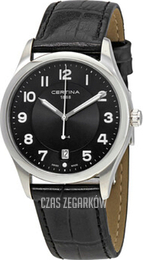 Certina DS 4 Czarny/Skóra Ø37 mm C022.410.16.050.00