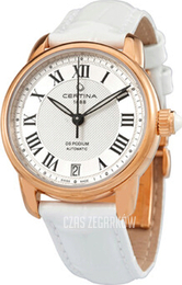 Certina DS Podium Srebrny/Skóra Ø32.5 mm C025.207.36.038.00
