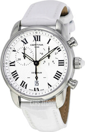 Certina DS Podium Srebrny/Skóra Ø34.5 mm C025.217.16.018.01