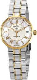 Certina DS Stella Srebrny/Stal w odcieniu złota Ø31.6 mm C031.207.22.113.00