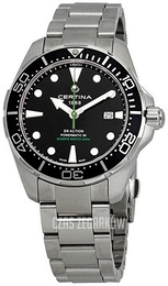 Certina Ds Action Czarny/Stal Ø43 mm C032.407.11.051.02