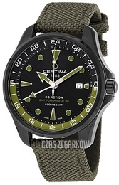 Certina Ds Action Czarny/Skóra Ø43.1 mm C032.429.38.051.00