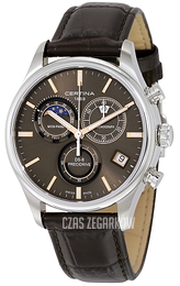 Certina DS 8 Czarny/Skóra Ø42 mm C033.450.16.081.00