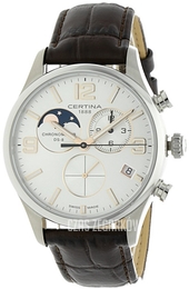 Certina DS 8 Srebrny/Skóra Ø42 mm C033.460.16.037.00