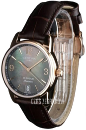 Certina Ds Podium Czarny/Skóra Ø33 mm C034.210.36.127.00