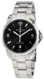 Certina DS Podium Czarny/Stal Ø38 mm C034.407.11.057.00