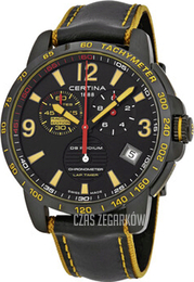 Certina Ds Podium Czarny/Skóra Ø42 mm C034.453.36.057.10