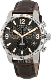 Certina Ds Podium Szary/Skóra Ø42 mm C034.654.16.087.01