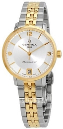 Certina Ds Caimano Srebrny/Stal w odcieniu złota Ø31 mm C035.207.22.037.02