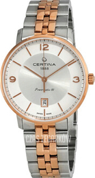 Certina Ds Caimano Srebrny/Stal w kolorze różowego złota Ø39 mm C035.407.22.037.01