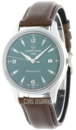 Certina DS Powermatic Zielony/Skóra Ø41 mm C038.407.16.097.00