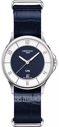 Certina DS 6 Niebieski/Skóra Ø35 mm C039.251.17.047.00