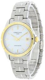 Certina Ds Jubile Biały/Stal Ø32 mm C902.251.41.016.00