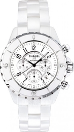 Chanel J12 Chronograph Biały/Czeramiczna Ø41 mm H1007