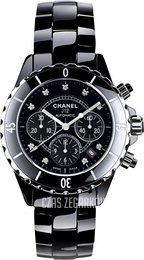 Chanel J12 Chronograph Czarny/Czeramiczna Ø41 mm H2419