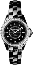 Chanel J12 Czarny/Czeramiczna Ø38 mm H3109